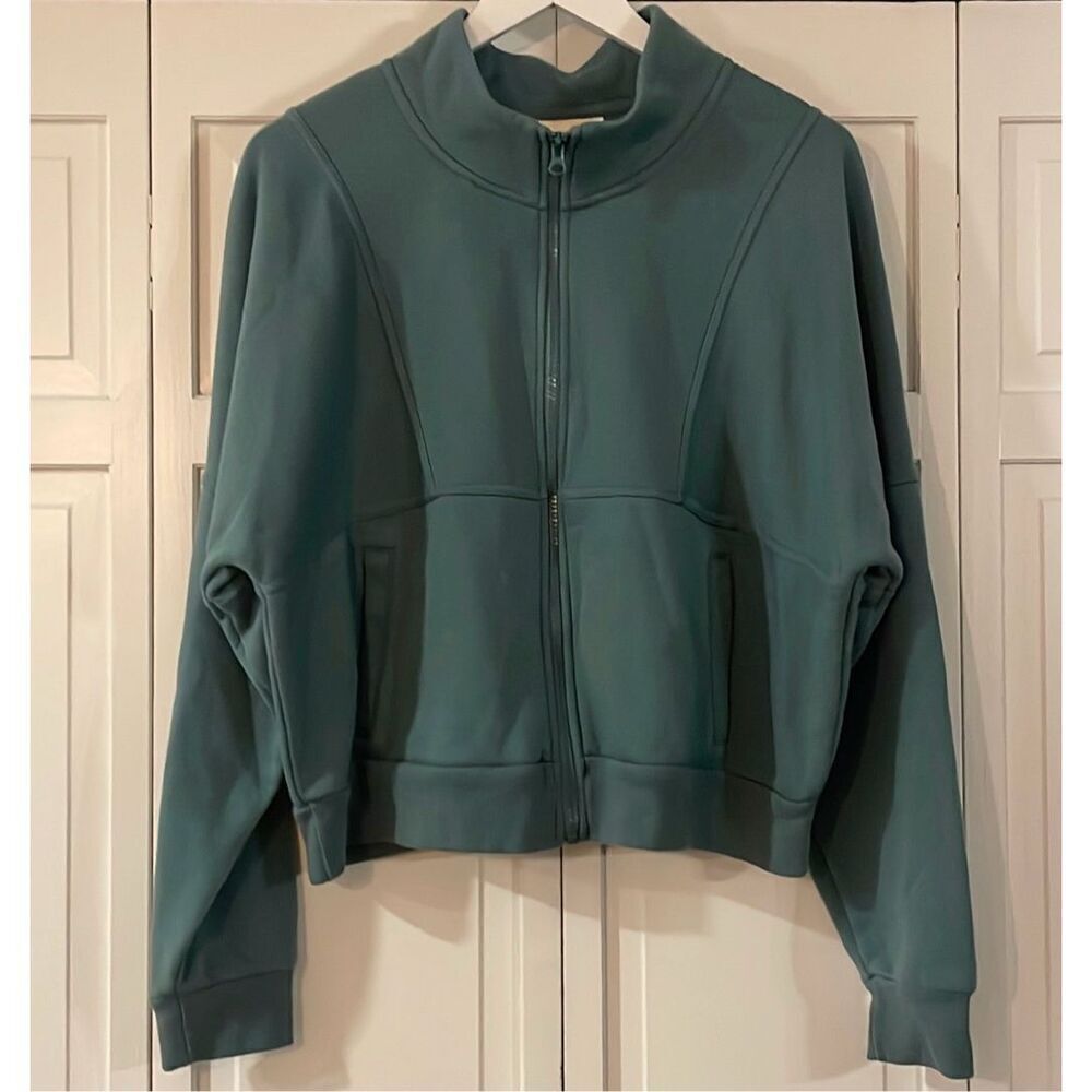 Universal thread green quarter zip pullover sweat… - image 3